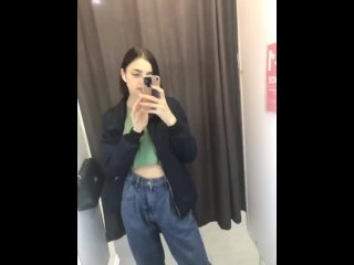 eighteen year old in fitting room koval271